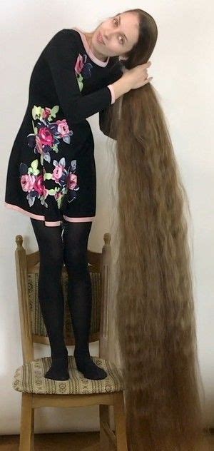 Video Beyond Floor Length Super Thick Hair Long Hair Volume Hair