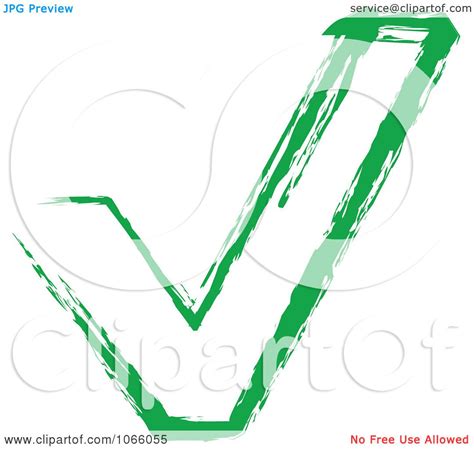 Clipart Green Check Mark Stamp Royalty Free Vector Illustration By