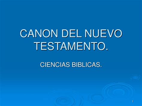 Ppt Canon Del Nuevo Testamento Powerpoint Presentation Free
