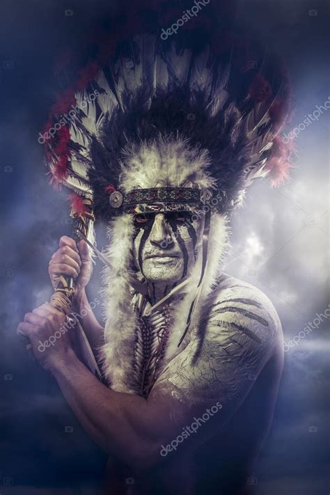 American Indian Warrior — Stock Photo © Outsiderzone 42261699