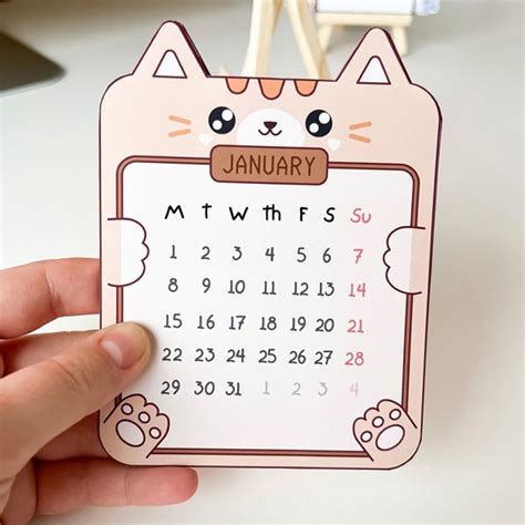 Cute 2024 Printable Calendars Super Cute Kawaii