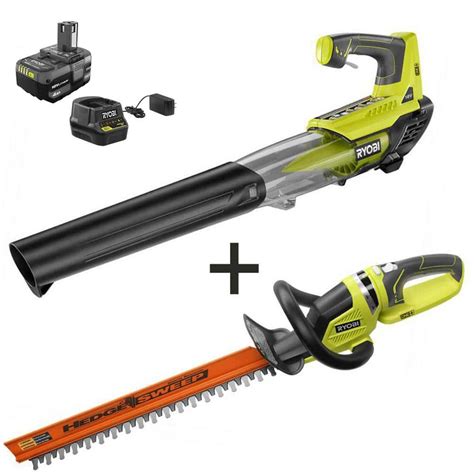 reviews for ryobi one 18v 100 mph 280 cfm cordless battery jet fan leaf blower and hedge