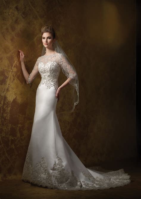 High Fashion Sexy See Through Wedding Dresses With Sleeves 2015