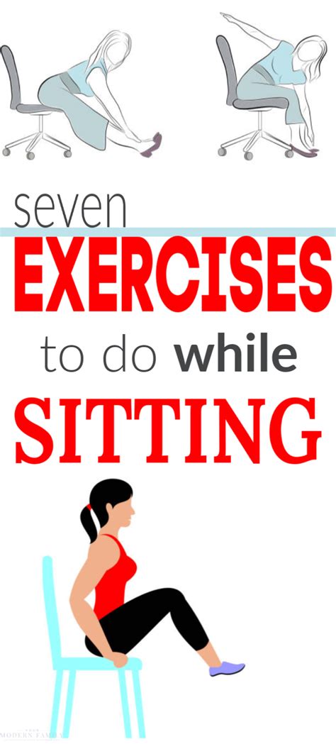 seven exercises to do while sitting