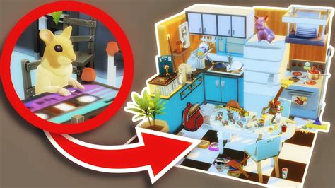 I Made This Huge Kitchen For My Hamster In The Sims 4 Build Tour