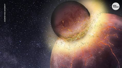 Earths Collision With Another Planet Led To Creation Of Life Says Study
