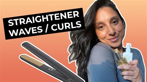 How To Curl Hair With A Straightener In 5 Minutes Youtube