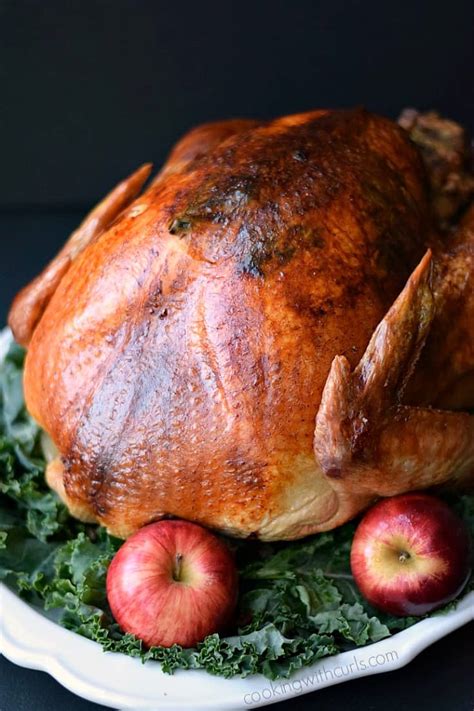 Herb Roasted Turkey Cooking With Curls