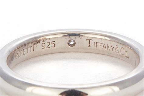 Tiffany And Co 925 Sterling Silver And Diamond Elsa Peretti Ring Ideal