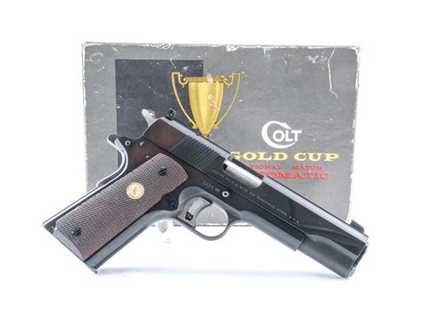 Colt National Match 38 Spl Mid Range Pistol Online Firearms Auction