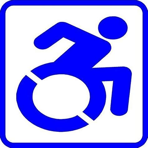 buy custom sizes wheelchair in motion handicap logo car sticker decal set of 2 decals online at