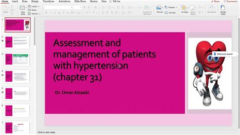 Assessment And Management Of Patients With Hypertension Youtube
