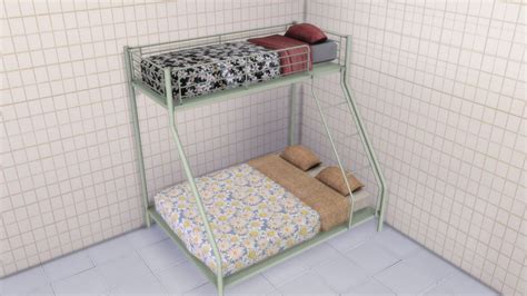 Kkb Marketb Vello Loft Bed Sims 4 Loft Loft Bed Frame Bed
