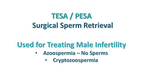 Tesa Pesa Surgical Sperm Retrieval Indore Infertility Clinic