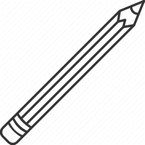 Pencils Writing School Stationery Supplies Icon Download On