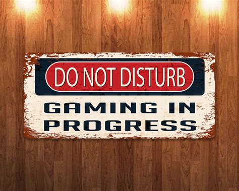 Do Not Disturb Gaming In Progress Gaming T For Gamers Etsy Uk