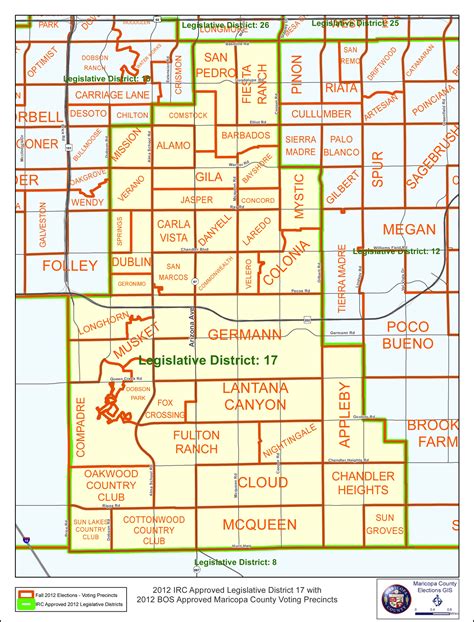 Maricopa County Arizona Legislative District Map Gambaran