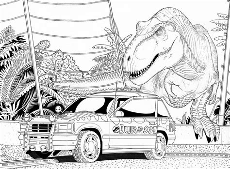 Treinta Intacto Alarma Dibujos De Jurassic Park Para Colorear Monstruo My Xxx Hot Girl