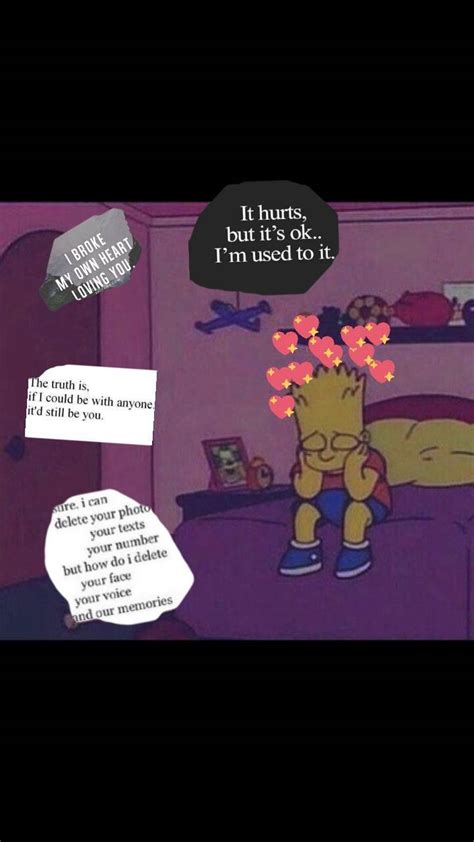 Depressed Bart Simpson Pfp Thrasher Heartbroken Simson Triste
