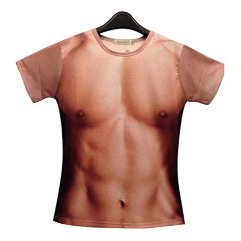 Men S Funny Muscle T Shirt Undershirt D Print Short Sleeve T Shirts