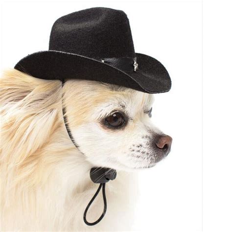 Cowboy Costume Hat For Dogs Holiday Party Show Cap Accessory Outfit