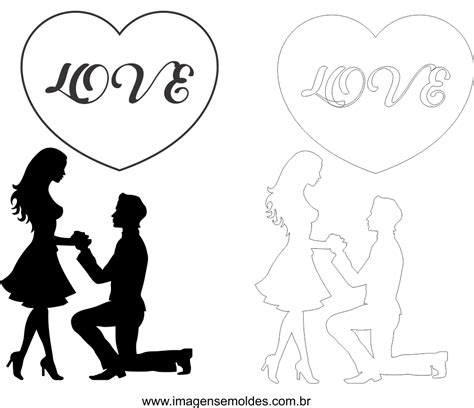 Desenhos De Namorados Imagens Fotos E Moldes Para Dia Dos Namorados