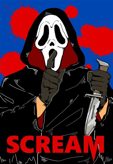 Scream Ghostface Horror Characters Horror Movies Horror Villains