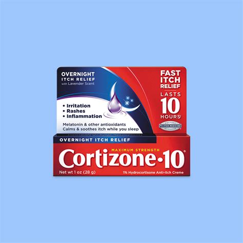 Maximum Strength 1 Hydrocortisone Overnight Anti Itch Creme Cortizone 10®