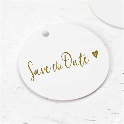 Stempel Save The Date Brushschrift Mit Herz