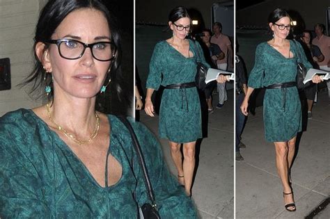 Courteney Cox Looks Super Slim As Beaming Actress Steps Out For Dinner