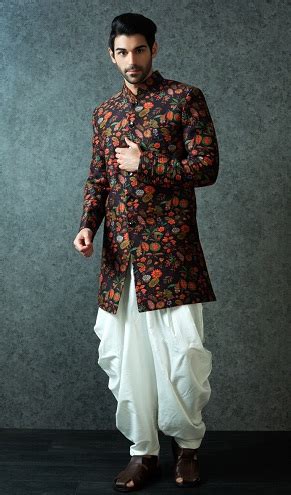 Long kurtas end below the knee, and when paired with the right pajamas make for an where to wear: 15 Beautiful Wedding Kurta Designs For Groom | Styles At Life