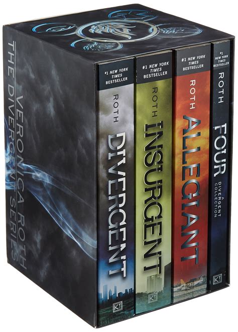 Divergent Series Four Book Paperback Box Set Divergent Insurgent