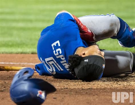 Photo Blue Jays Santiago Espinal Hit By Pitch Pit2022090339