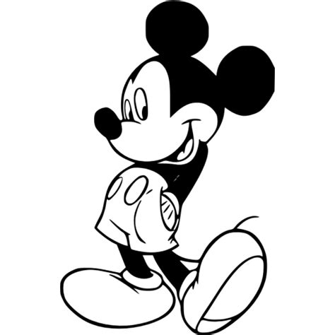 Black Mickey Mouse 6 Icon Free Black Mickey Mouse Icons