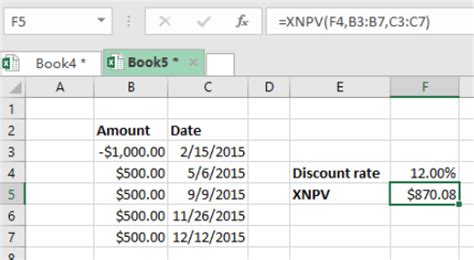 Pro Tips on Using the XNPV Function in Excel | Excelchat