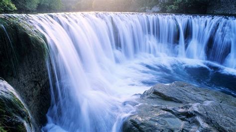 Wallpaper Waterfall Nature Stone Stream Waterfalls Watercourse