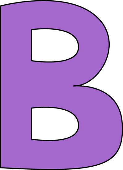 In some other languages, it is used to represent other bilabial consonants. Letter B Clipart - Cliparts.co