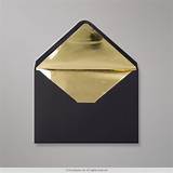 Photos of Gold Foil Lined Envelopes