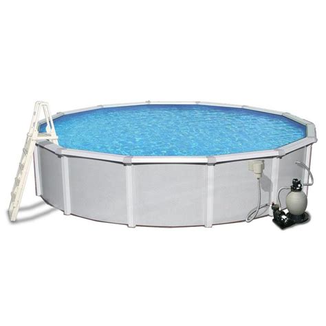Blue Wave Samoan 15 Ft X 15 Ft X 52 In Round Above Ground Pool At