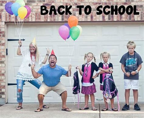 15 Hilarious Photos Of Parents Sending Their Kids Back To School