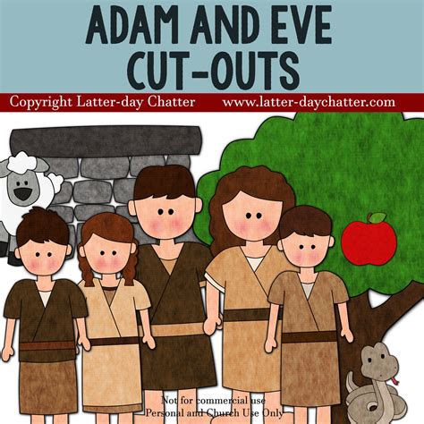 Adam And Eve Cut Outs Instant Download Etsy