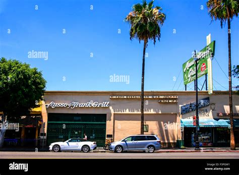 Musso And Frank Grill On Hollywood Blvd In Los Angeles Ca Stock Photo