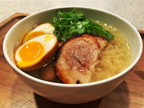 Chicken Shio Ramen From Ramenlords Recipe Chashu Marinated Egg