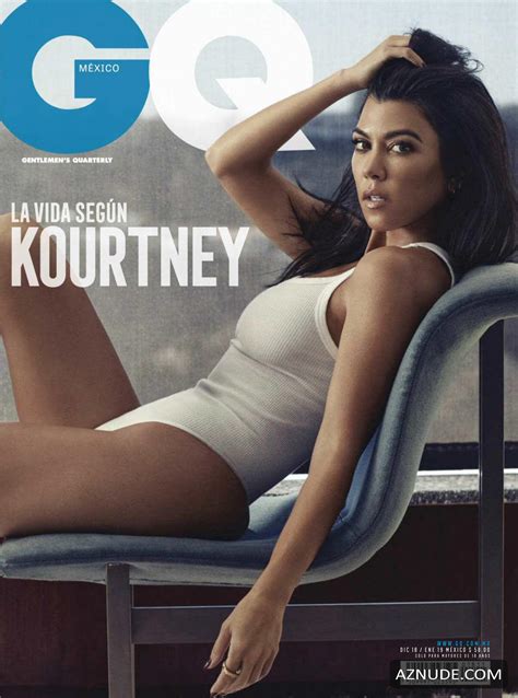 Kourtney Kardashian Nude And Sexy In The December Issue Of