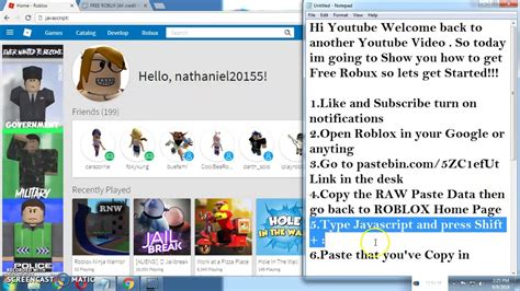 How To Get Free Robux In Roblox No Inspect Working 2018 Youtube