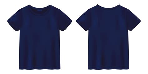 Unisex Blue T Shirt Mock Up Short Sleeve Tee T Shirt Design Template