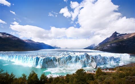 Nature Ice Landscape Glaciers Perito Moreno Argentina Patagonia