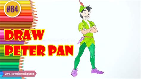 Step By Step Drawing Tutorial On How To Draw Peter Pan YouTube