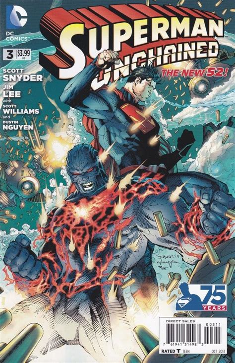 Superman Unchained 3 Dc Comics The New 52 Jim Lee Art Superman