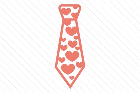 Download Hearts Patterned Necktie Svg File Download Free Svg Cut Files